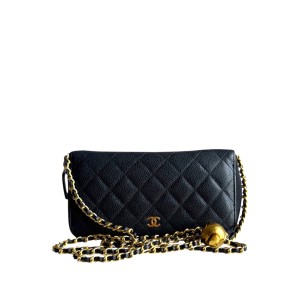 Torebką CHANEL portfel Matrasse WOC wallet classic 