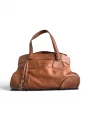 Torebka Celine Orlov leather skórzana Camel