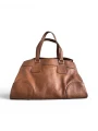 Torebka Celine Orlov leather skórzana Camel