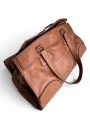 Torebka Celine Orlov leather skórzana Camel