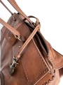 Torebka Celine Orlov leather skórzana Camel