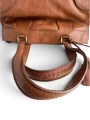 Torebka Celine Orlov leather skórzana Camel