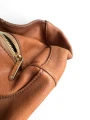 Torebka Celine Orlov leather skórzana Camel