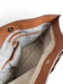 Torebka Celine Orlov leather skórzana Camel