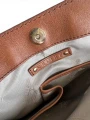Torebka Celine Orlov leather skórzana Camel