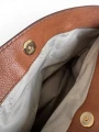 Torebka Celine Orlov leather skórzana Camel