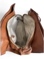 Torebka Celine Orlov leather skórzana Camel