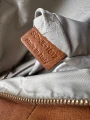 Torebka Celine Orlov leather skórzana Camel