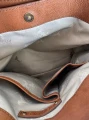 Torebka Celine Orlov leather skórzana Camel
