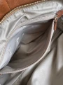 Torebka Celine Orlov leather skórzana Camel