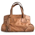 Torebka Celine Orlov leather skórzana Camel
