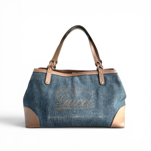 Torebka Gucci Denim "Made in Italy by Gucci" Tote Craft