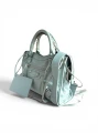 Torebka Balenciaga Mini City Blue Tiffany crossbody 