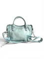 Torebka Balenciaga Mini City Blue Tiffany crossbody 