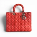 Torebka Christian Dior Lady Dior Large Coral 