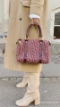 Torebka Dior Trotter Boston Burgundy