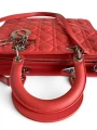 Torebka Christian Dior Lady Dior Large Coral 