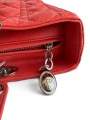 Torebka Christian Dior Lady Dior Large Coral 