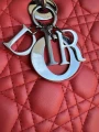 Torebka Christian Dior Lady Dior Large Coral 