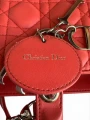 Torebka Christian Dior Lady Dior Large Coral 