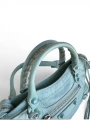 Torebka Balenciaga Mini City Blue Tiffany crossbody 