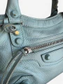 Torebka Balenciaga Mini City Blue Tiffany crossbody 