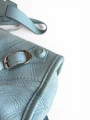 Torebka Balenciaga Mini City Blue Tiffany crossbody 