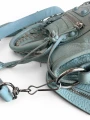 Torebka Balenciaga Mini City Blue Tiffany crossbody 