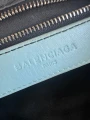 Torebka Balenciaga Mini City Blue Tiffany crossbody 
