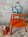 Torebka Balenciaga Mini City Blue Tiffany crossbody 