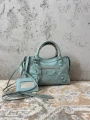 Torebka Balenciaga Mini City Blue Tiffany crossbody 