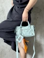 Torebka Balenciaga Mini City Blue Tiffany crossbody 
