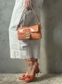 Torebka Fendi Baguette Zucca Orange 