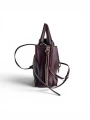 Torebka Balenciaga Paper A6 Mini crossbody Burgundy