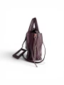 Torebka Balenciaga Paper A6 Mini crossbody Burgundy
