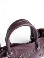 Torebka Balenciaga Paper A6 Mini crossbody Burgundy
