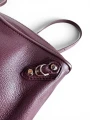 Torebka Balenciaga Paper A6 Mini crossbody Burgundy