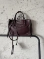 Torebka Balenciaga Paper A6 Mini crossbody Burgundy