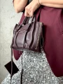Torebka Balenciaga Paper A6 Mini crossbody Burgundy