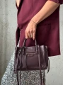 Torebka Balenciaga Paper A6 Mini crossbody Burgundy