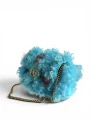 Torebka Gucci GG Marmont Fur Orange Blue