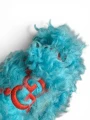 Torebka Gucci GG Marmont Fur Orange Blue