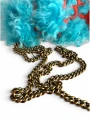 Torebka Gucci GG Marmont Fur Orange Blue