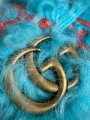 Torebka Gucci GG Marmont Fur Orange Blue
