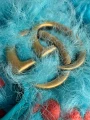 Torebka Gucci GG Marmont Fur Orange Blue