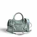 Torebka Balenciaga Mini City Blue Tiffany crossbody 