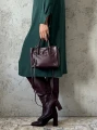 Torebka Balenciaga Paper A6 Mini crossbody Burgundy 
