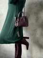 Torebka Balenciaga Paper A6 Mini crossbody Burgundy 