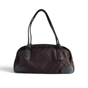Torebka Vintage Gucci Princy Nylon Boston Brown