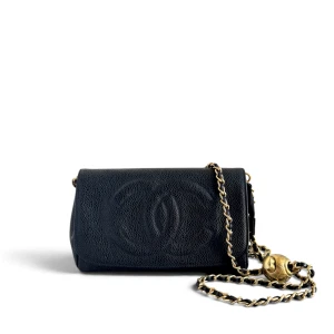 Torebka Vintage Chanel WOC pouch wallet CC mirror